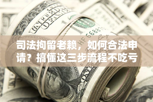 北京司法拘留老赖，如何合法申请？搞懂这三步流程不吃亏！