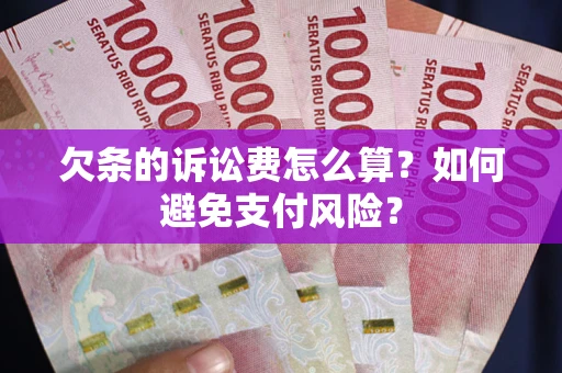 北京欠条的诉讼费怎么算？如何避免支付风险？